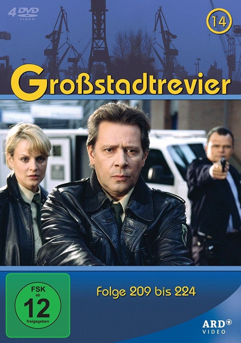 DVD de la serie Großstadtrevier Box 14, estuche original de Alemania con episodios 209-224