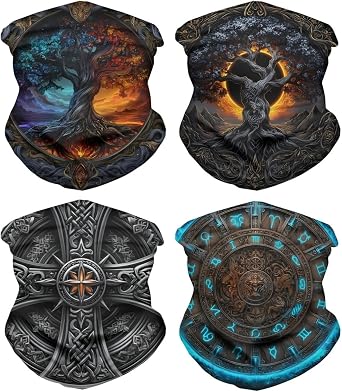 Bandana Face Scarf Earloops Balaclava Men Women Neck Gaiters Motorcycle Mask