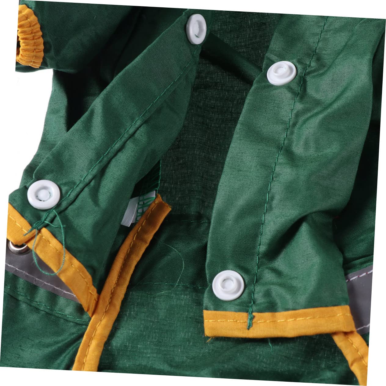 Garneck Dog Rain Jacket The Pet Face Raincoat Dog Rain Coat Reflective Stripes