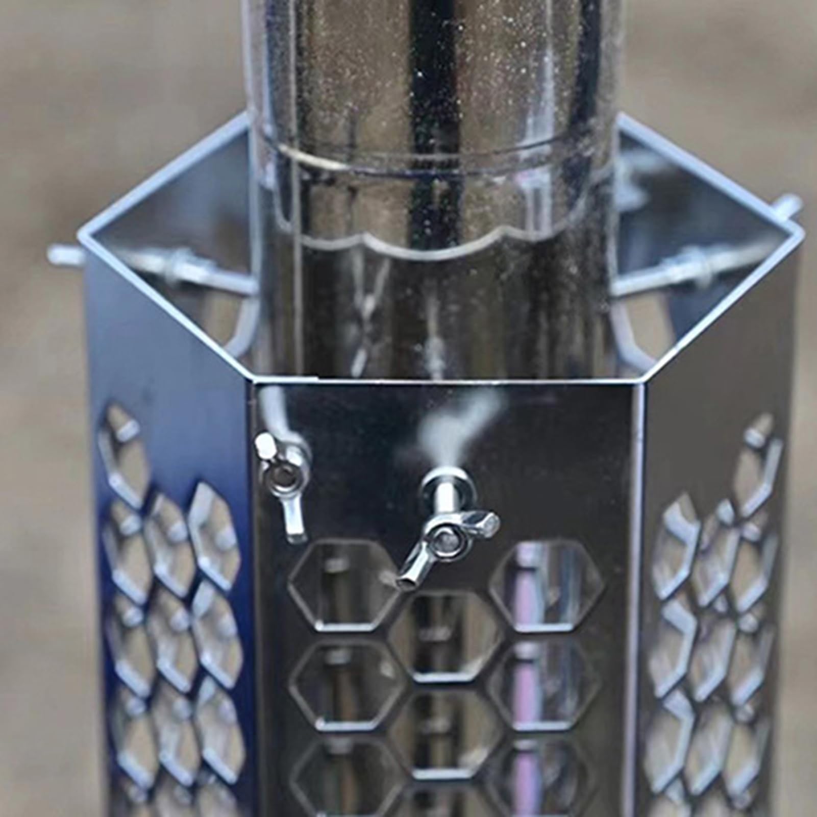 Tubo de estufa de leña, tubo de estufa de acero inoxidable, soporte para