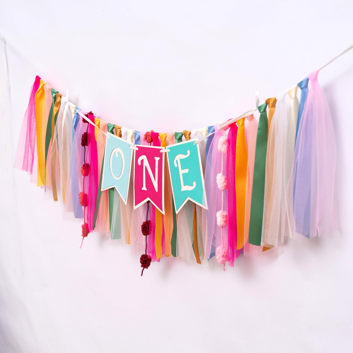 Papel Picado Theme High Chair Banner