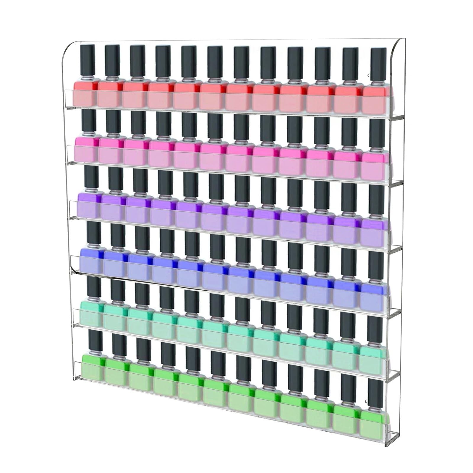 Espositore Smalti Espositore da parete for smalti, espositore for colla e olio for unghie, mettere su uno scaffale, organizer for, portaoggetti