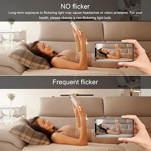 Miniatura 6 de comzler - Bombillas LED para ventilador de techo, bombillas de candelabro - Equivalente a 60 W, 4000 K, luz blanca fría, base E12 de candelabro,