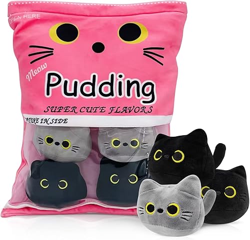 REFAHB Almohada de gato de 20 pulgadas, bonito juguete de peluche de pata de gato de dibujos animados, almohada de felpa suave de animales, muñecas