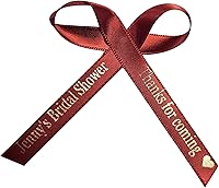 Vista 20 de 25 moños personalizados con cintas ensambladas, recuerdos personalizados para despedida de soltera, recuerdos de fiesta, cintas personalizadas