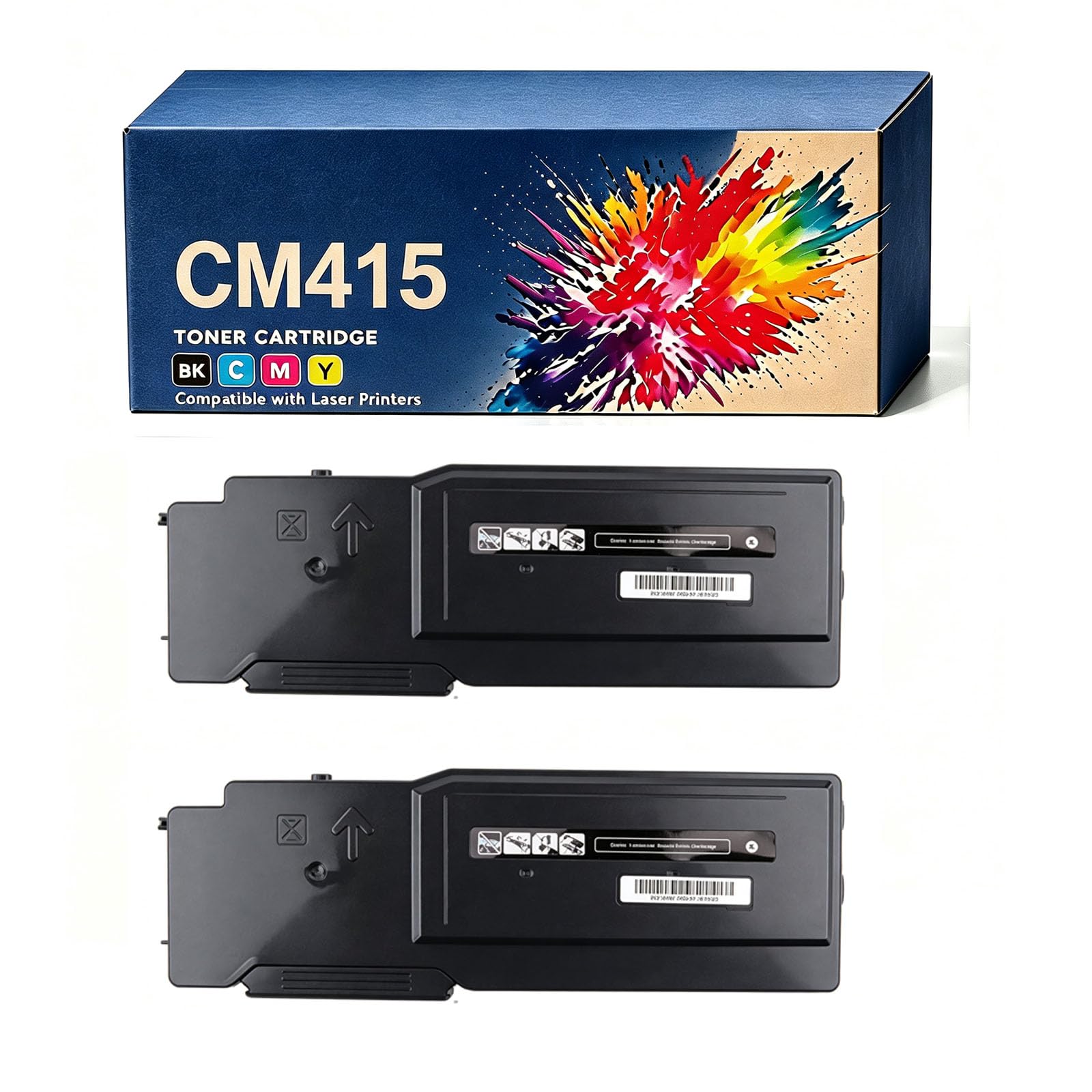 Cartuccia di toner CM415 – Compatibile con CT202348, CT202349, CT202350 e CT202351. Adatto per la stampante DocuPrint CM415. Produce stampe chiare con colori vivaci. nero
