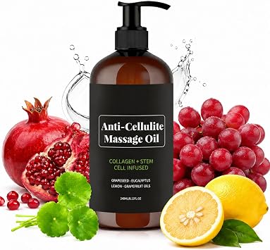 Anti Cellulite Massage Oil, 240ml Firming Body Oil