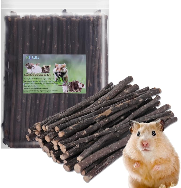 Petisco Mastigável de Madeira Natural de Macieira para Pequenos Animais Kiluiu 120 g