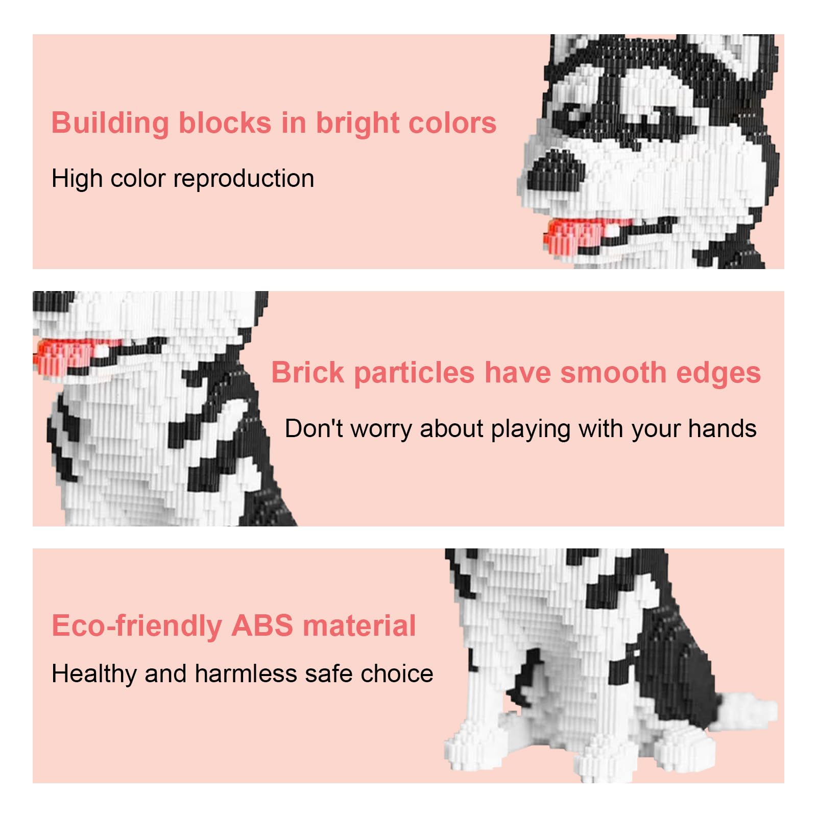 Micro Blocks Hunde Bausteine - Nano Baustein-Set Für Erwachsene