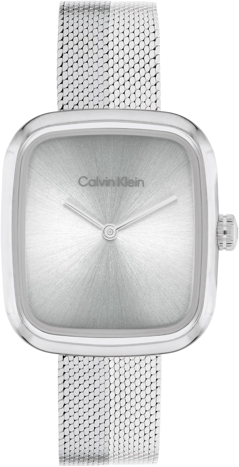 Calvin Klein Women's CK Adore - 27mm 2H Quartz Watch - Stainless Steel Mesh Bracelet - Modern Stylish Timepiece - Premium Fashion - Gift for Her
