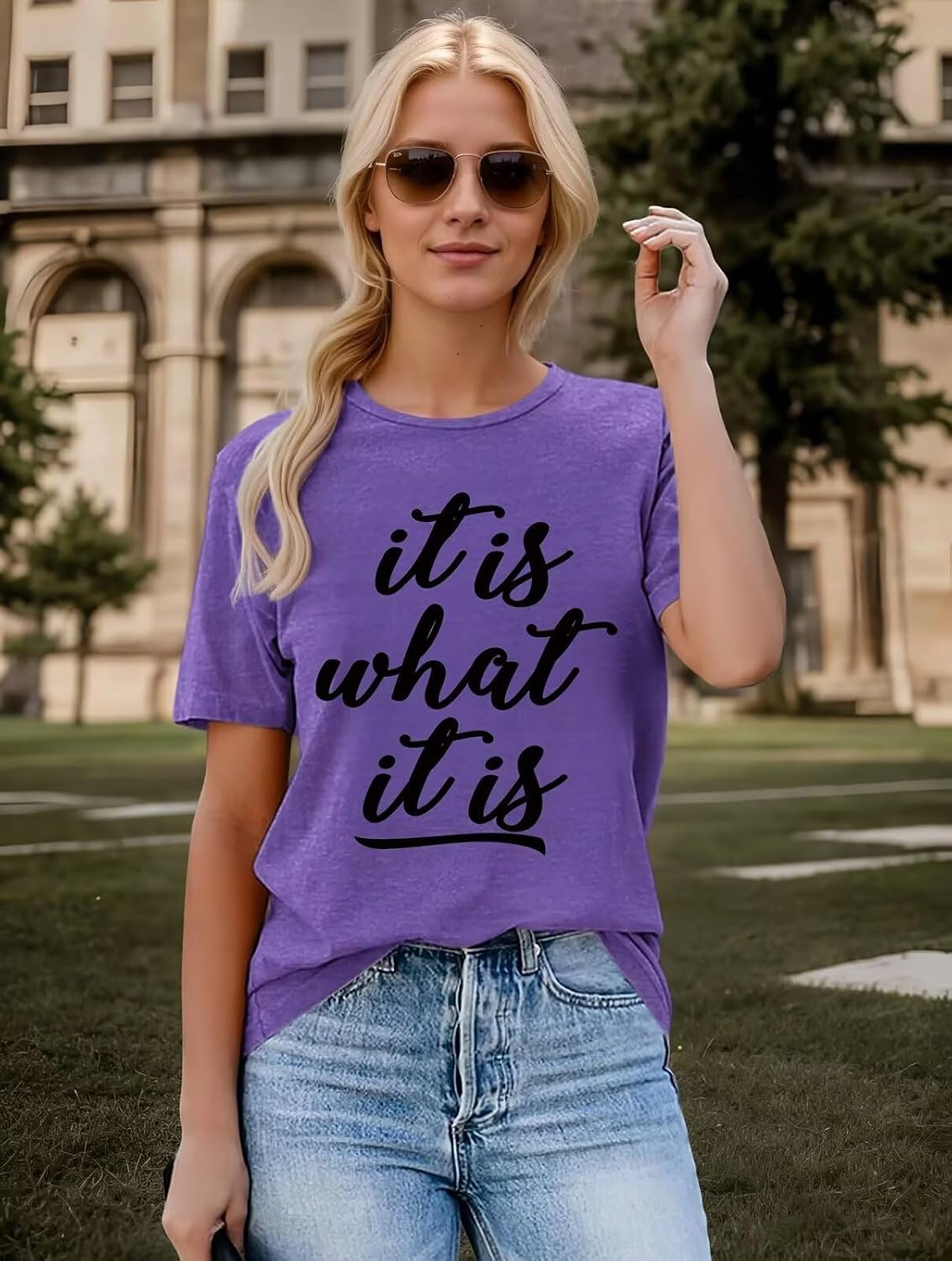 Best Women's T-Shirt - Epokay It is What It is Tee Review