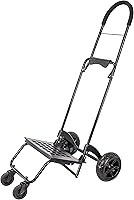 dbest Trolley Dolly Rover Folding Utility Cart - 4-Wheel Hand Truck with Swivel Wheels, 100lb Capacity, Lightweight Garden Dolly