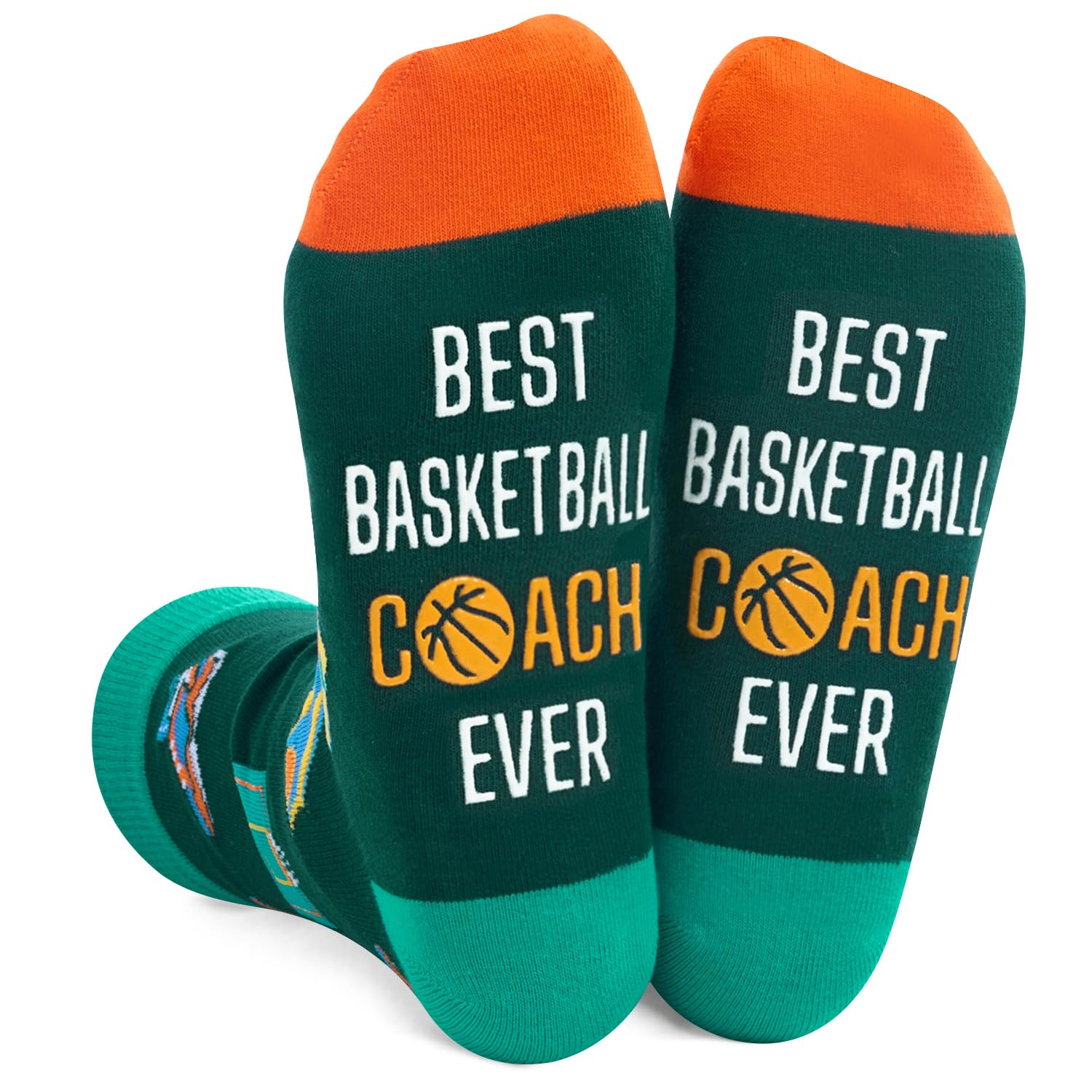 ZmartFunny Coach Gifts for Men &Dad - Basketball & Soccer Coach Socks, Police Gifts