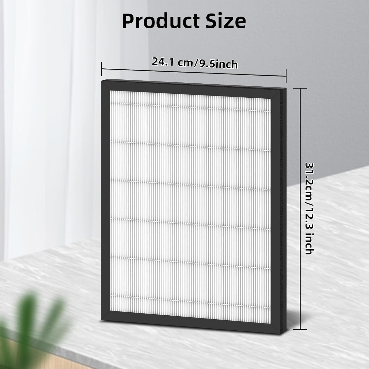 2 Pack HAP602 Replacement Filter Compatible with ECOSELF HAP602 & HAP602WF Air Purifier, 3-in-1 Filtration of Replacement Filter, Activated Carbon Filter & Pre-filter - Image 8