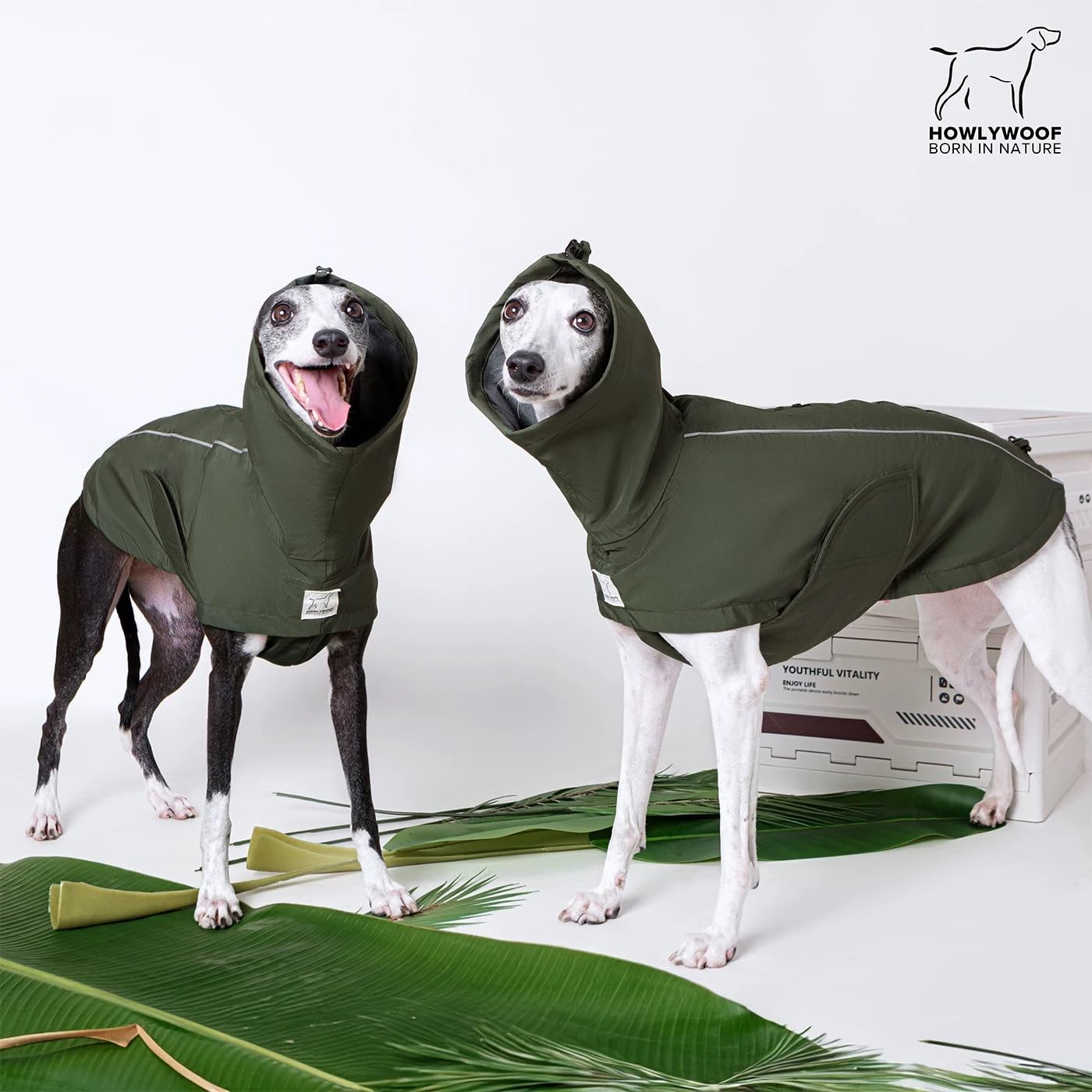 Impermeable para perro, impermeable con capucha para perros pequeños, medianos y grandes, chaqueta impermeable ajustable para perros (08 (pecho 26-30 pulgadas, espalda 22.5-25.5 pulgadas)