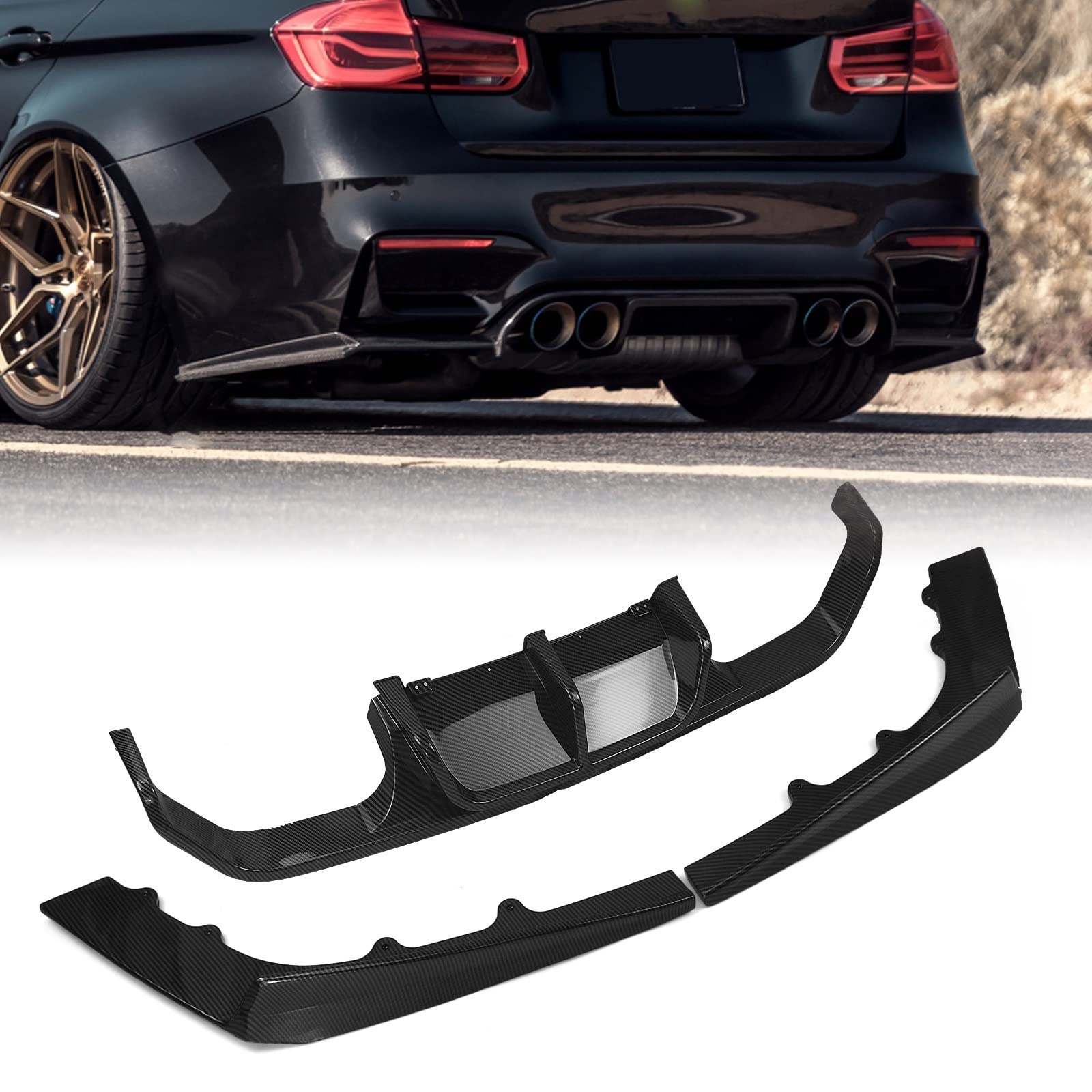 Diffuseur arrière F80 M3 pour vos sorties sur circuit et rasso