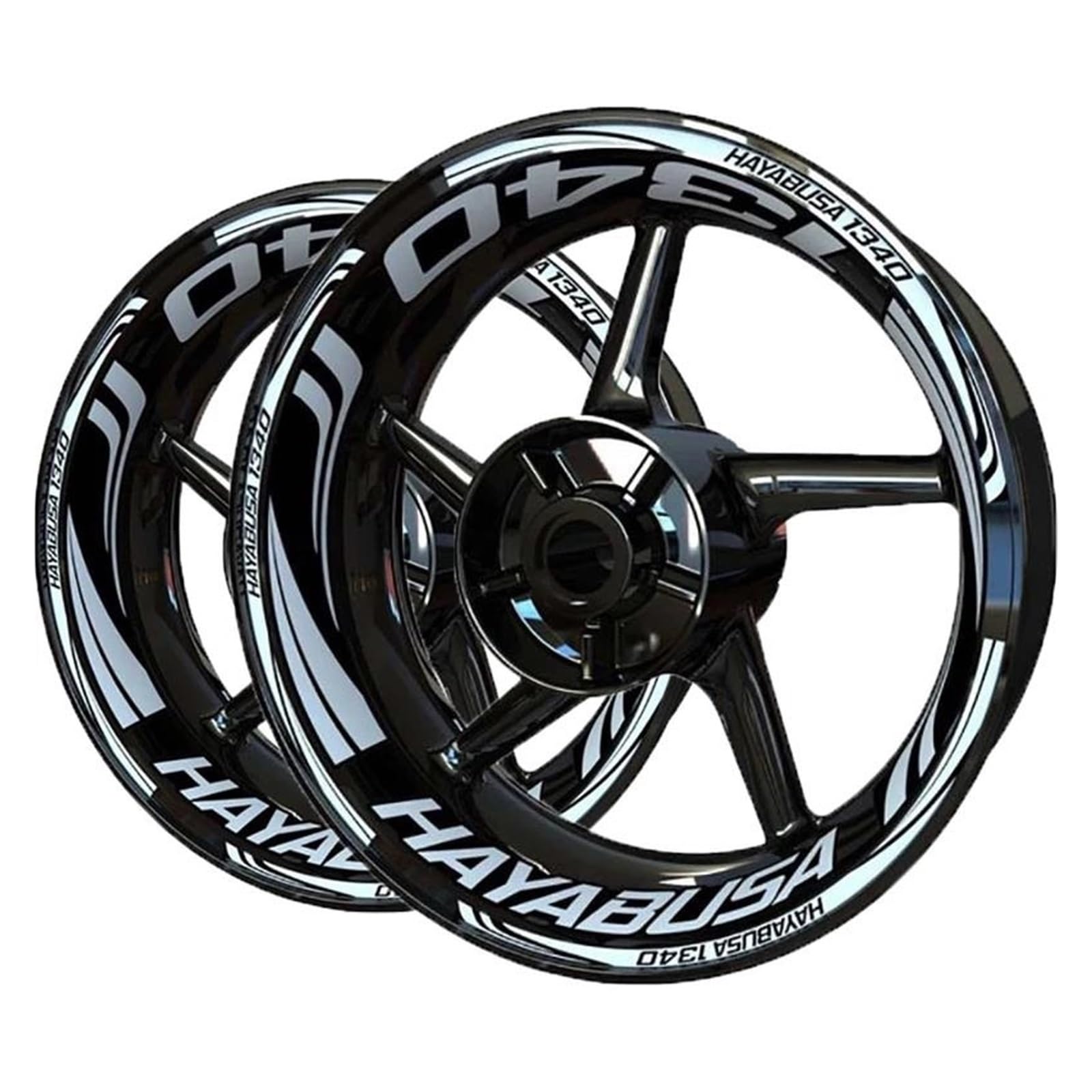 Motorcycle Wheel Stickers Reflective Decals Rims for Suzuki for Hayabusa 1340