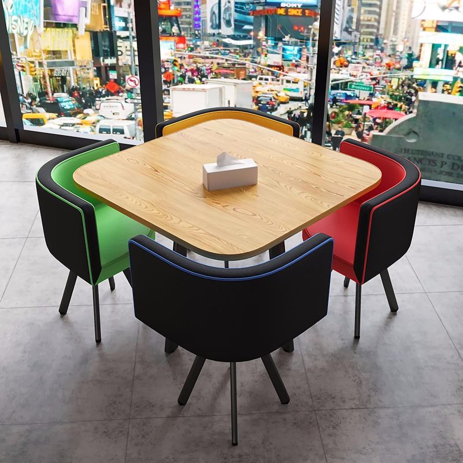 ☆4人掛☆ダイニングテーブルセット イス4脚 メーカー不明 家具 食卓