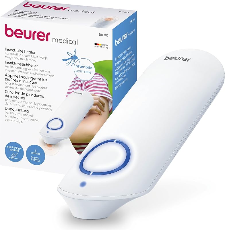 beurer BR60 Dispositivo quitapicazón para picaduras de mosquitos para el tratamiento de picaduras y picaduras de insectos blanco