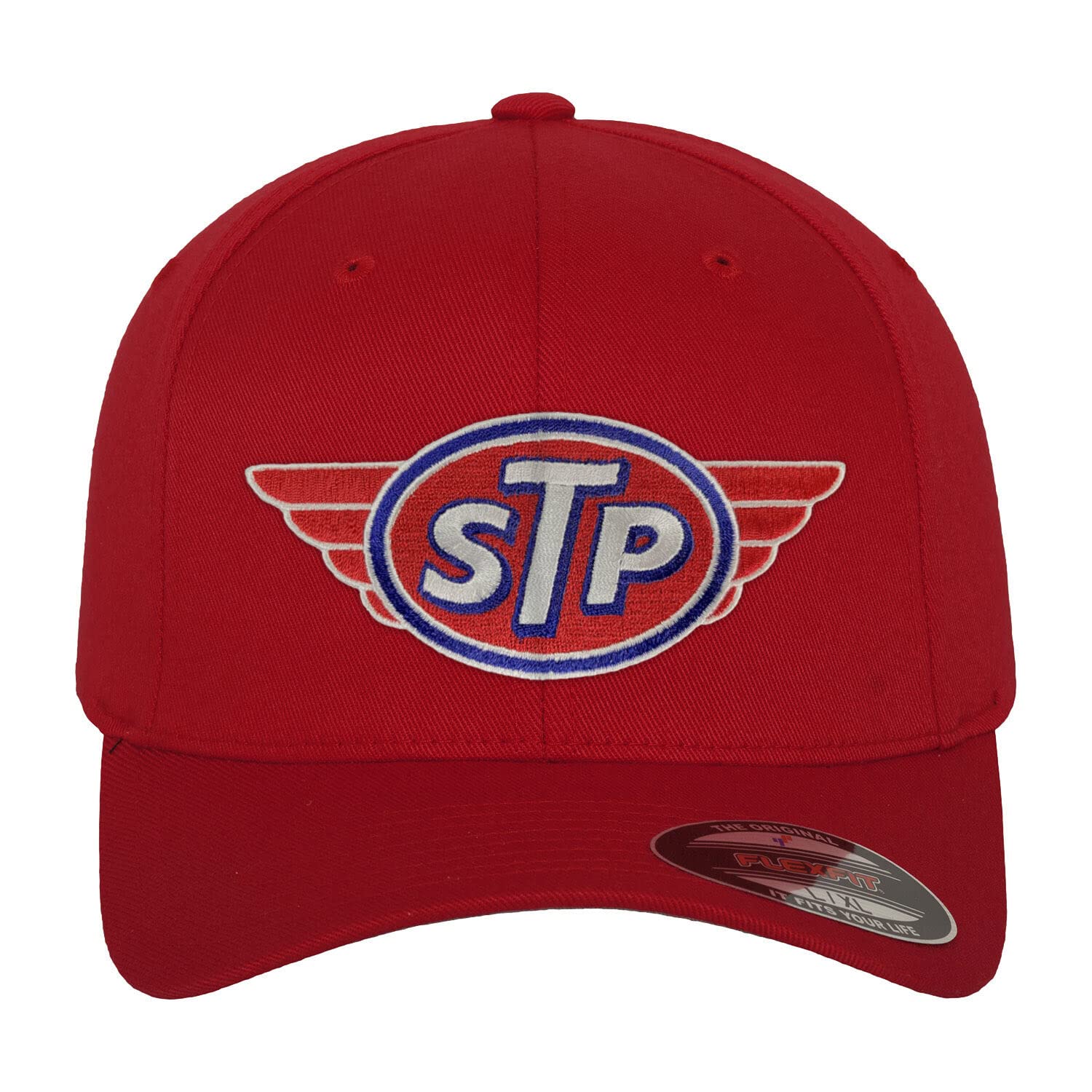 STP Officially Licensed Patch Flexfit Baseball Cap (Red), Large/X-Large