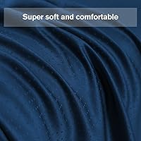 Vista 94 de HENGWEITEXT 18 Inch Cal King Sheets Deep Pocket,4 Piece Sheet Set Breathable and Cooling,Microfiber Sheet Set Deep Pocket,Wrinkle Free Shrinkage &