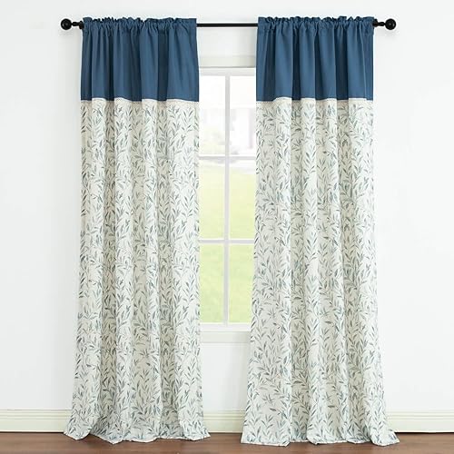 Miniatura 9 de VOGOL YouYee - Hermosas cortinaspersianaspanelestratamiento para la sala de estar del dormitorio, ojales superiores (2 paneles)