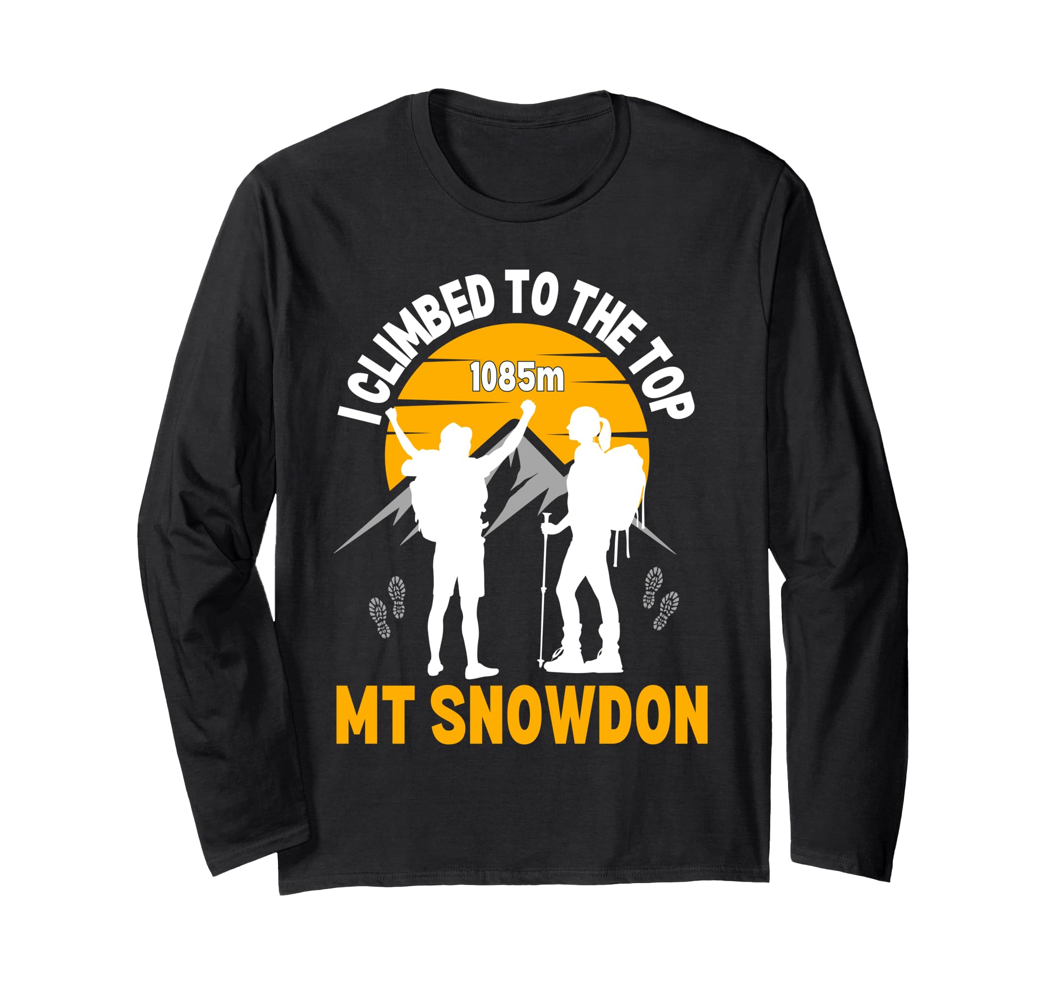 Snowdon Mountain Climbing Snowdonia National ParkMount Snowdon Mountain Climb Achievement Long Sleeve T-Shirt