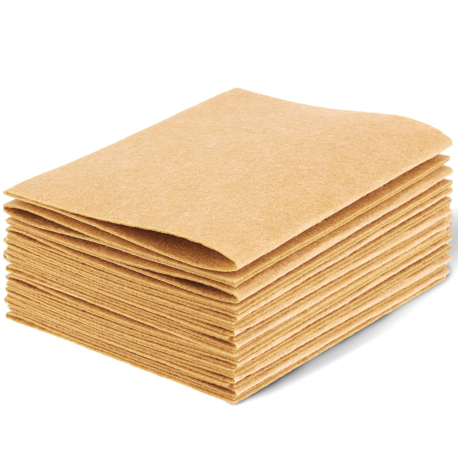 Felt Sheets Fabric, 7" x 11" Felt Fabric for Crafts 10Pcs Halloween Christmas Fabrics Fall Felts for DIY and Sewing Projects(Skin Color)