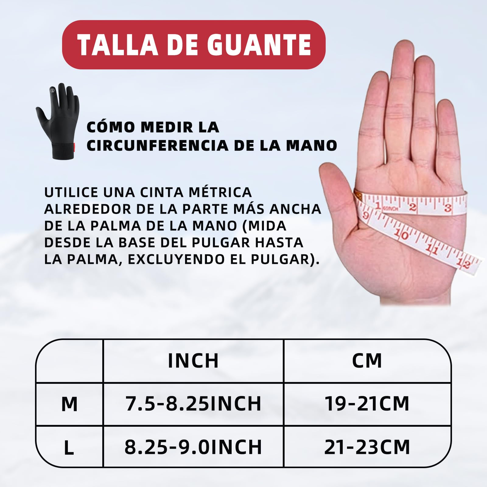 Zynxel Guantes Moto Invierno Hombre y Mujer, Guantes Moto Termicos Pantalla Táctil por Ciclismo,Running, Ligeros, Antideslizantes, Camping, Cálidos, Conducción, Senderismo, Combate, Esquiar