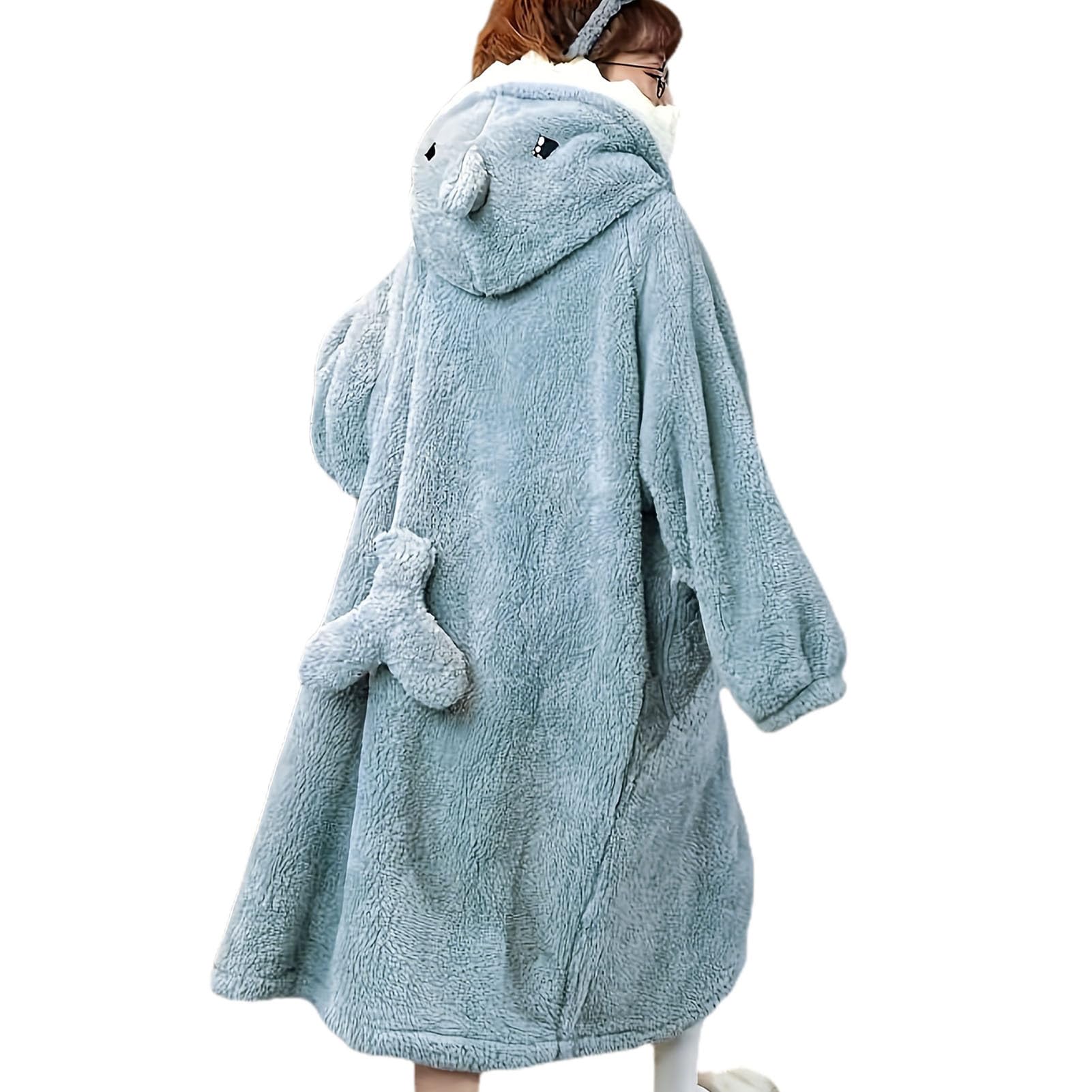 ルームウェア・パジャマ LAMIUE HUBBLY HOODED COAT ルームウェア・パジャマ LAMIUE HUBBLY HOODED COAT ルームウェア