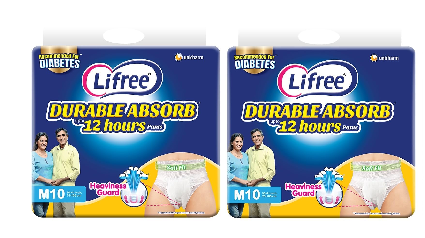 COMPATIBLE With Lifree Super Durable Extra Absorb Super Pants Adult Diaper Pants Unisex, Small, 20 Pieces, Waist size - 30-39 Inches, 75-105 cm (Pack of 2) up to 12 HOURS ABSORBENT-picture-40