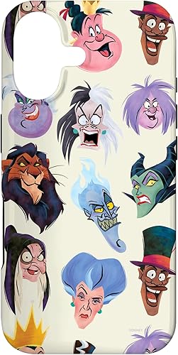 Disney Villains Vile Visages of Villainy - Carcasa para iPhone 17