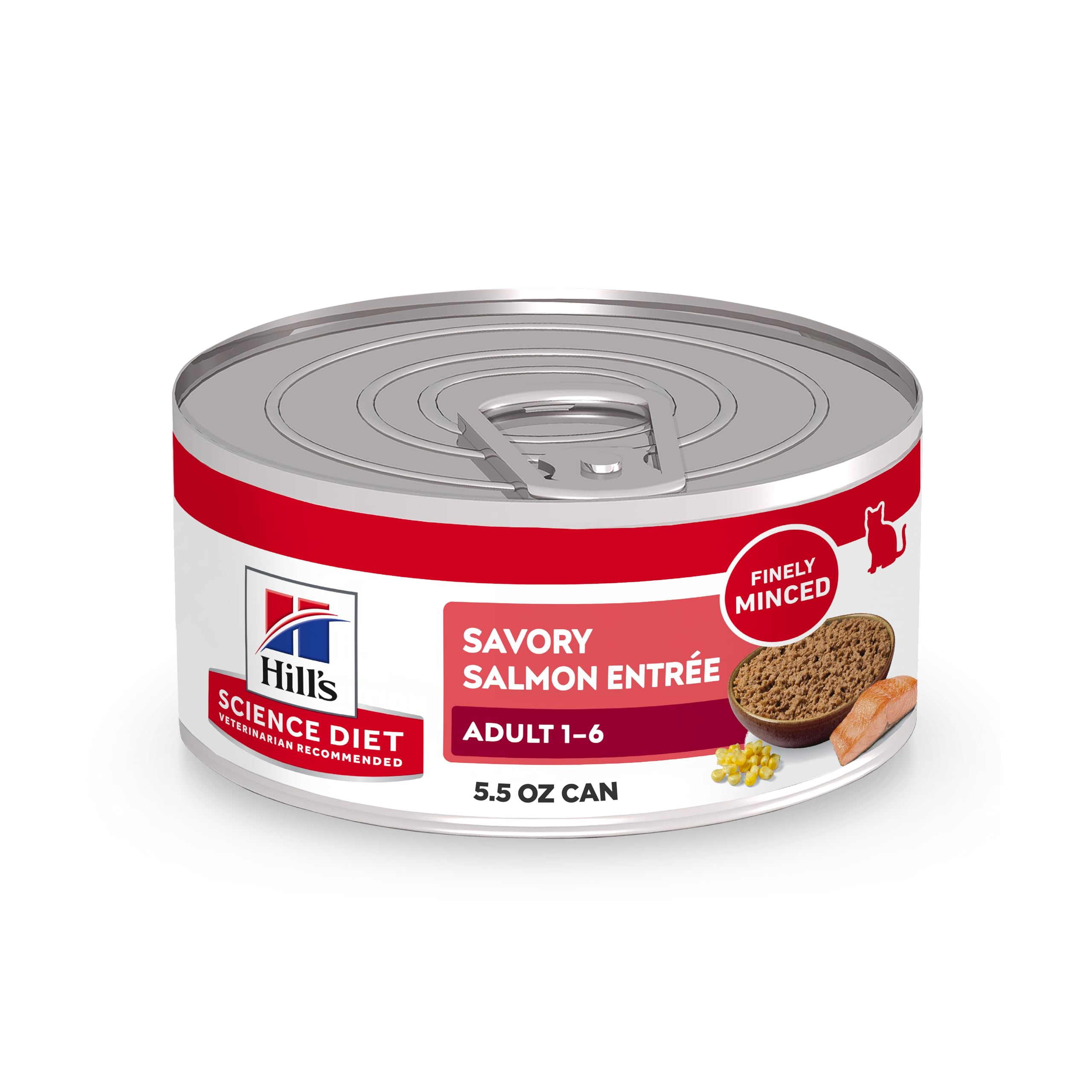 Amazon.com: Hill's Science Diet Adult 1-6 Wet Cat Food, Salmon