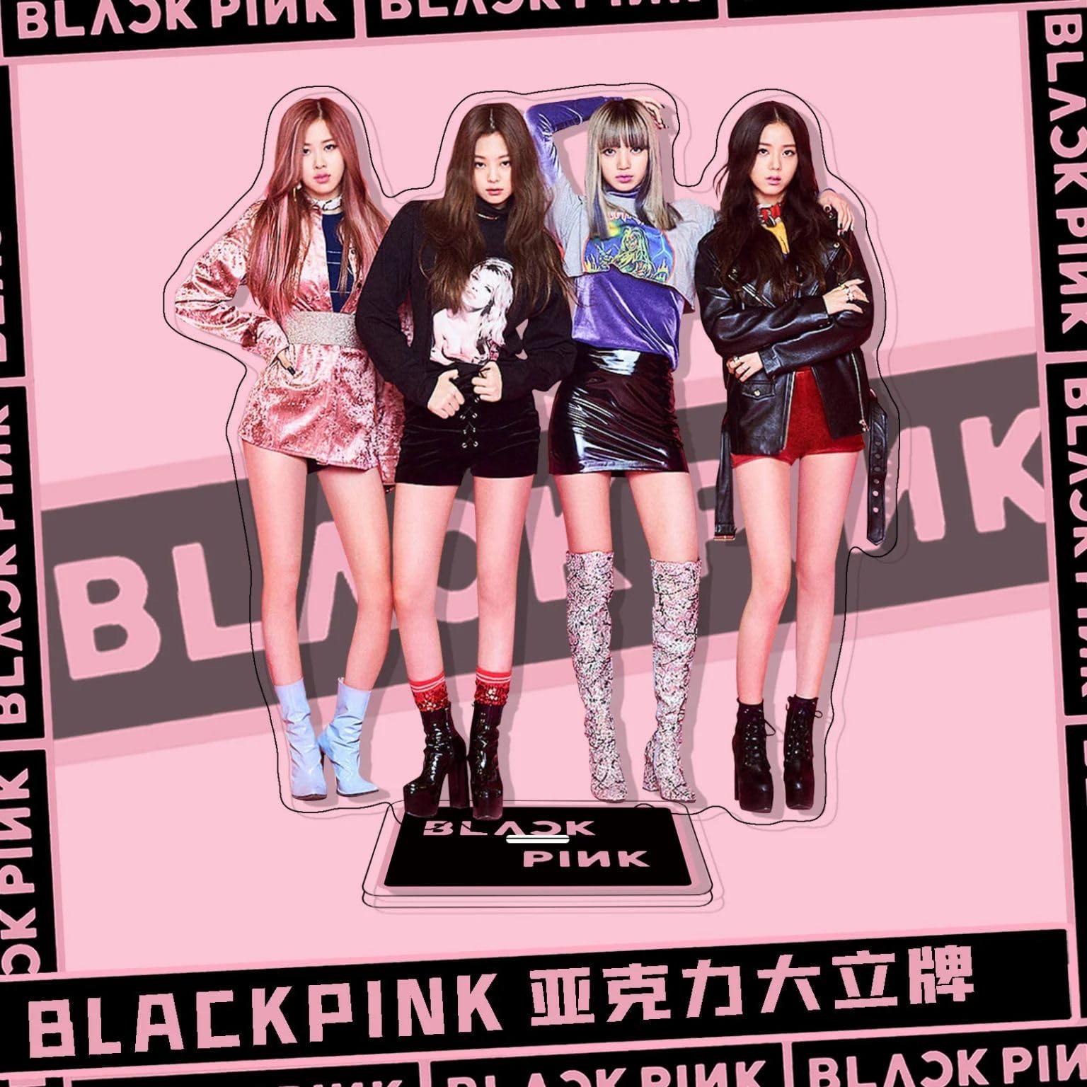 BLACKPINK ファンミーティング サインボード BOENJOY Gifts- Premium Blackpink Acrylic Stand Figure - Desktop