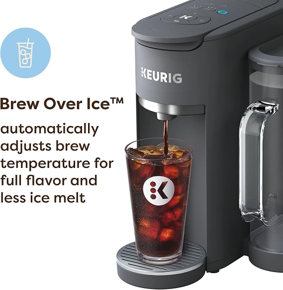 Keurig K-Supreme Gen 2 Hot and Iced Single Serve Coffee Maker, Gray
