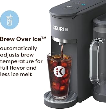 Keurig K-Supreme Gen 2 Hot and Iced Single Serve Coffee Maker, Gray