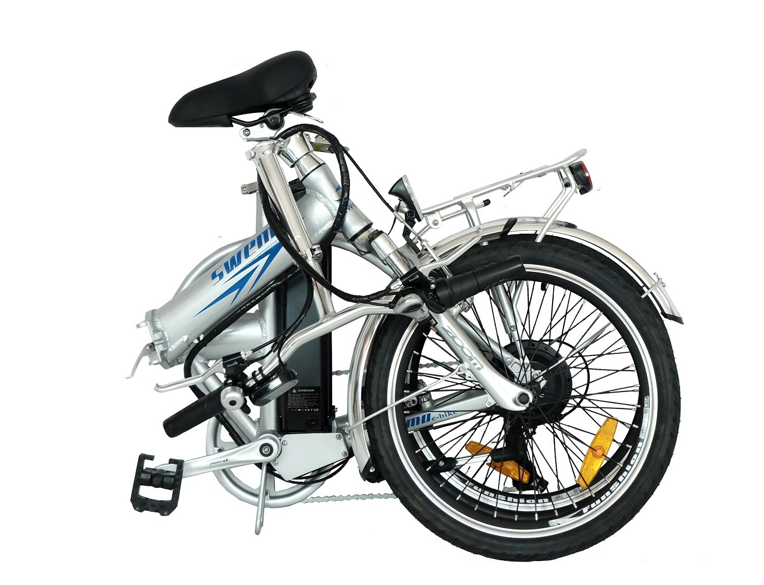 20 Zoll Swemo Alu Klapp E-Bike / Pedelec Sw 100 Neu (Silber) Sport & Freizeit