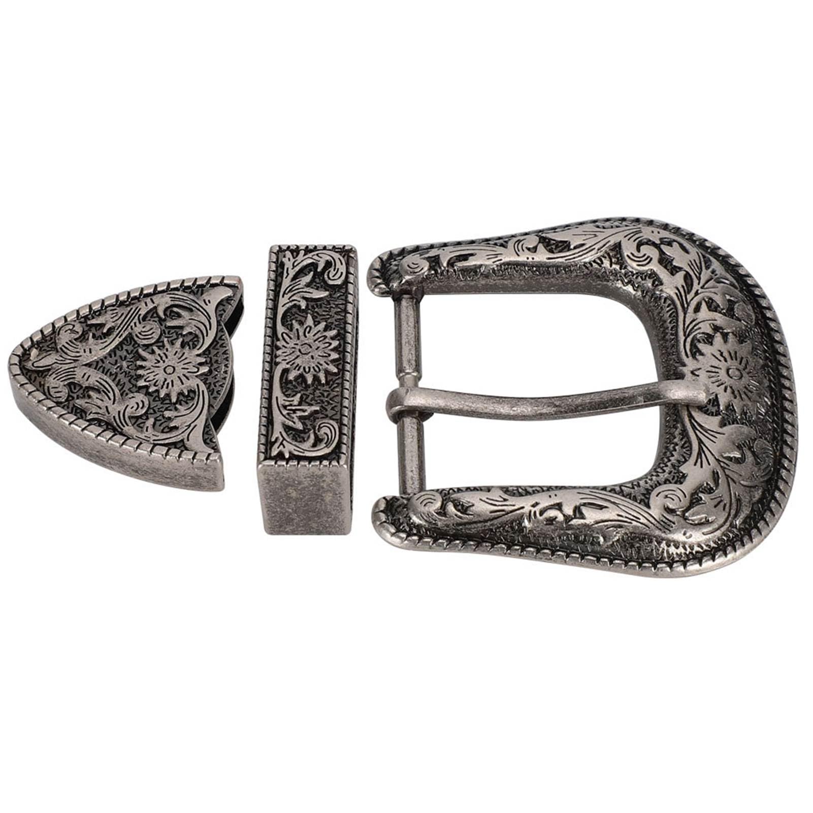 3 VTG Style Accessories Belt Buckle Buy Small Womens Western Belt Buckle | 3 Piece Set | Made in  main image 4