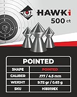 Vista 3 de Balas de Airsoft Hawki Diseñadas para Tiro al Blanco y Caza
