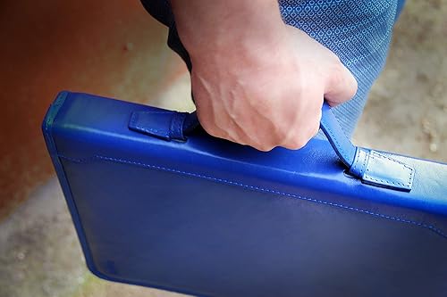 Miniatura 4 de Noda Cartera de piel ejecutiva profesional con cierre de cremallera  currículum, documento, bloc de notas, tableta, organizador de bloc de notas