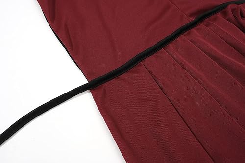 Miniatura 8 de Adult Cloak Toddle,Stand Collar Reversible Cape,Halloween Christmas Costume,Dress up,Wizard,Witch,Vampires Cloak