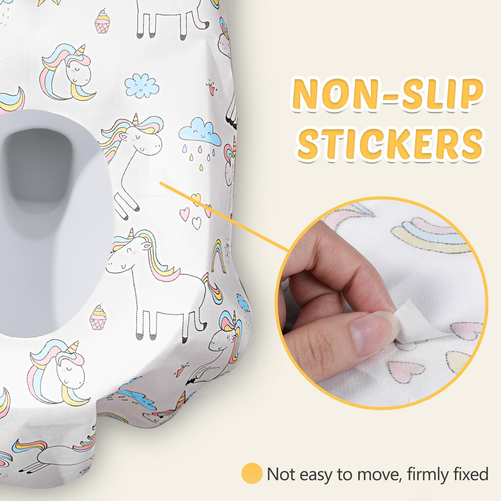 Set da 40 coprisedili per WC, usa e getta, per bambini, vasino da viaggio, impermeabile, per vasino portatile, per servizi igienici pubblici, bagno, confezione da 40