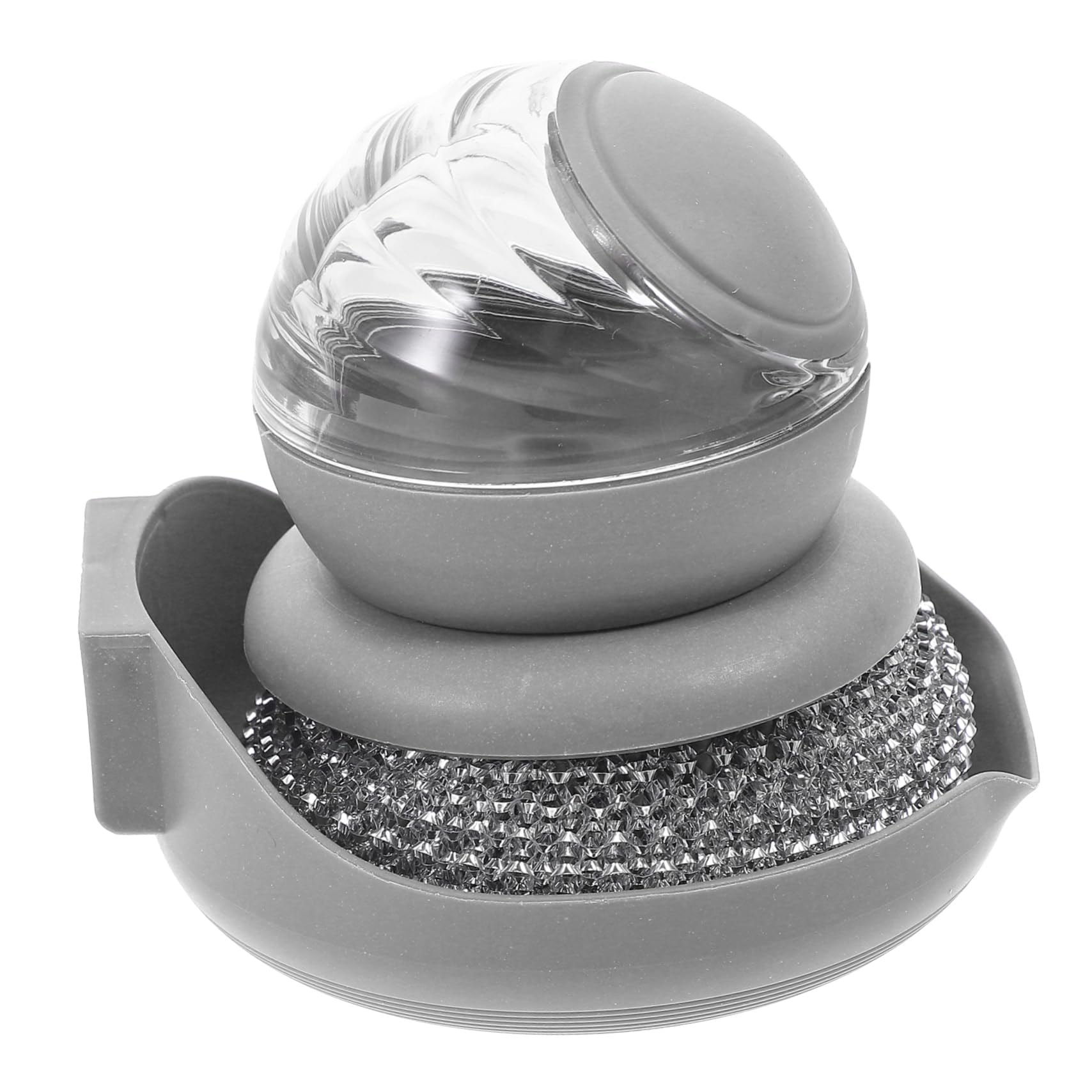 UTHCLO 1 Set Dish Scrub Brush Steel Wiping Ball Dish Washing Brush for Kitchen Cookware