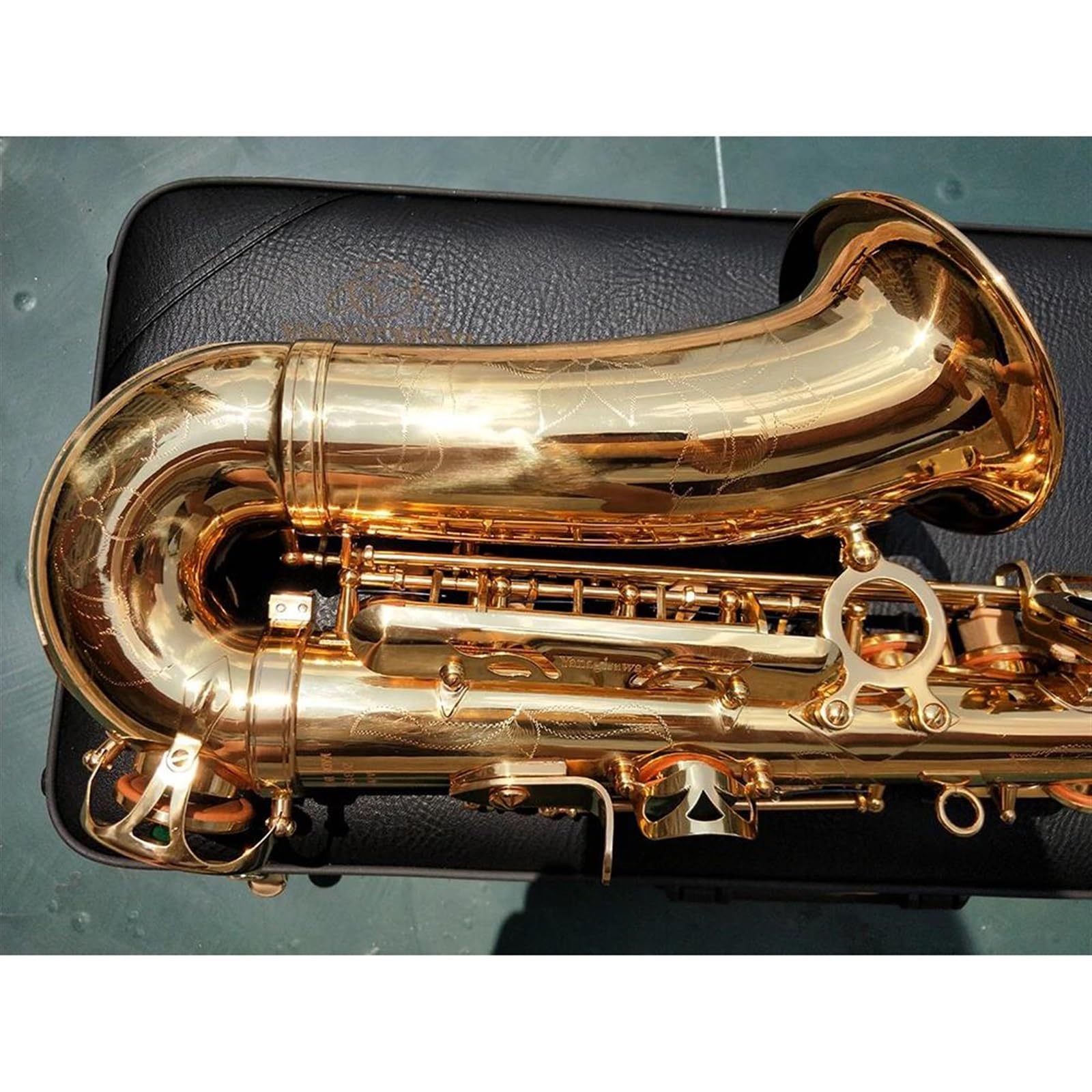 Saksofon Altowy E-flat Instrument Muzyczny Profesjonalne Wykonanie Z Ustnikiem W Obudowie profesjonalny Saksofon (Color : Cloth Case)