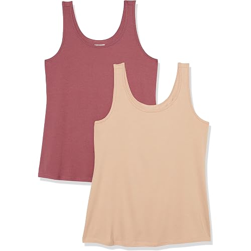 Amazon Essentials Women's Tank Top (Available in Plus Size), Multipacks
