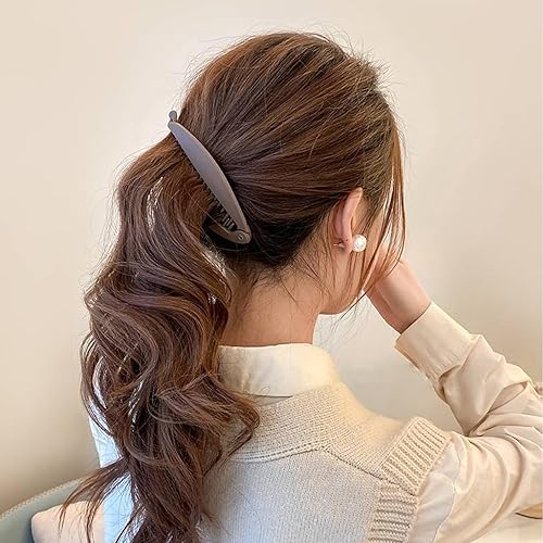 Miniatura 5 de Pinzas para el pelo de plátano con cola de pez, pinzas de plátano francés, peines para mujeres y niñas, herramienta vintage para accesorios de