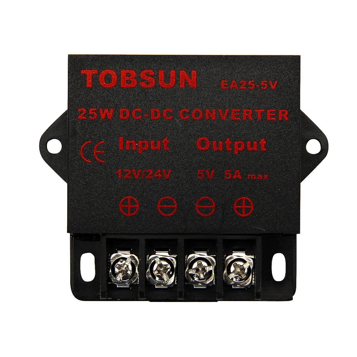 BINZET DC 12V 24V to 5V 5A Converter Step Down Regulator 25W 5V Regulated Power Supplies Transformer Converter
