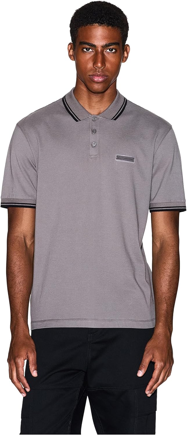 Armani Exchange Men's Cozy Lab Cotton Polo