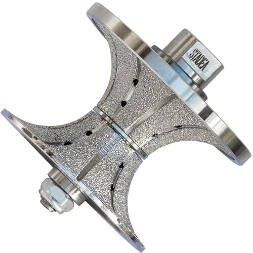 Miniatura 10 de STADEA Rueda de perfil de diamante, rueda de molienda de perfil completo, 0.787in, 34 pulgadas de alto para amoladora, azulejos, granito, mármol,