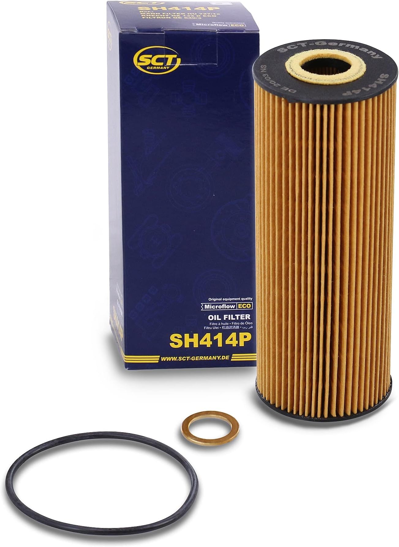 SCT GermanyOil Filter with Seal for Mercedes W211 W203 W202 W210 Ssangyong etc.